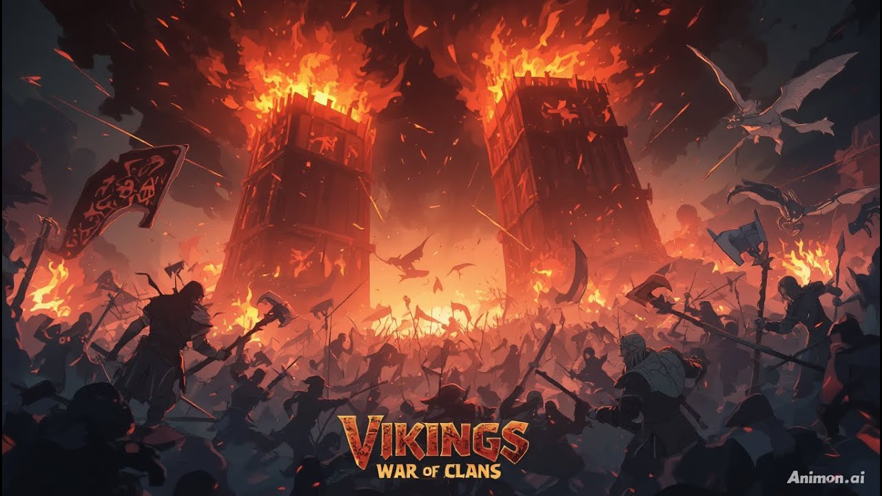 Vikings: War of clans. 90 Дневный марафон. Яростный нрав викингов