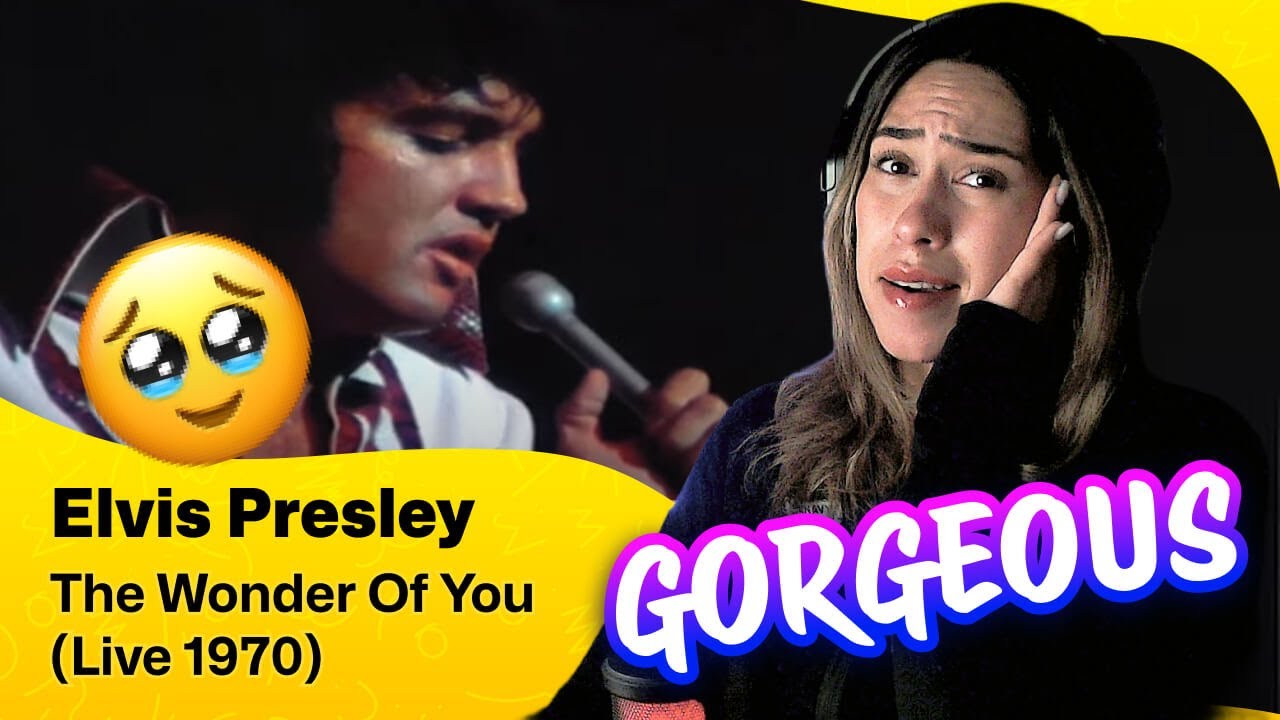 Reaction ▷  Elvis Presley - The Wonder Of You (Live 1970)