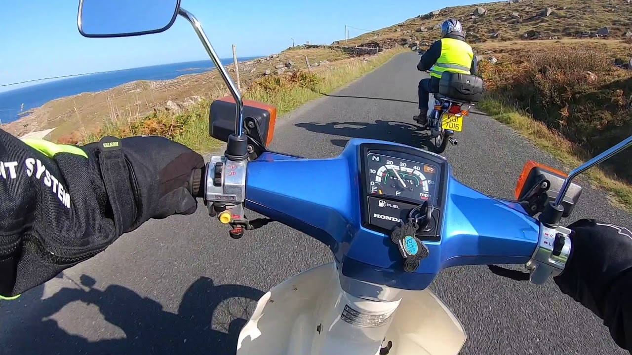 Honda C90 trip through Donegal. GoPro
