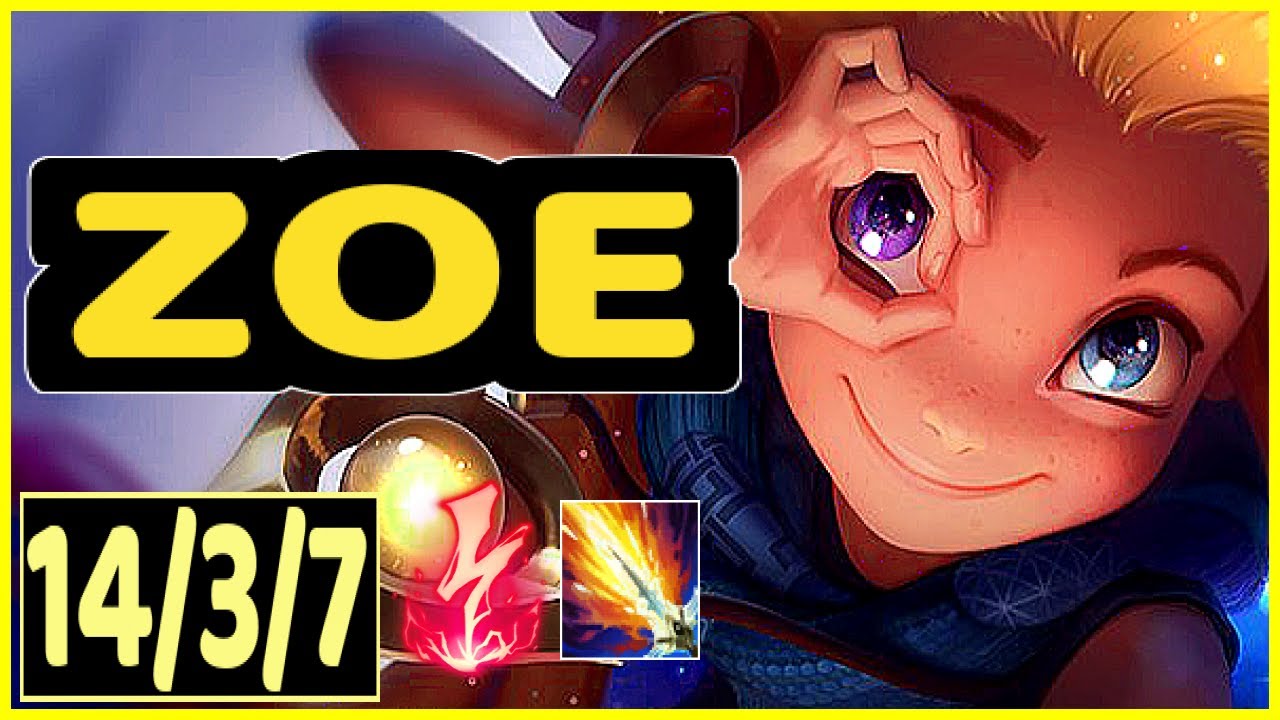 ZOE VS PANTHEON - 14/3/7 KDA MID GAMEPLAY EMERALD IV (11W-3L)