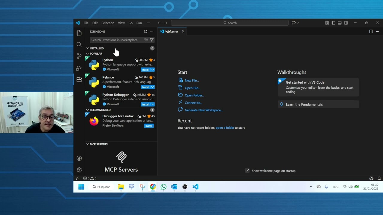 PlatformIO no VS Code DEBBUGANDO o ESP32