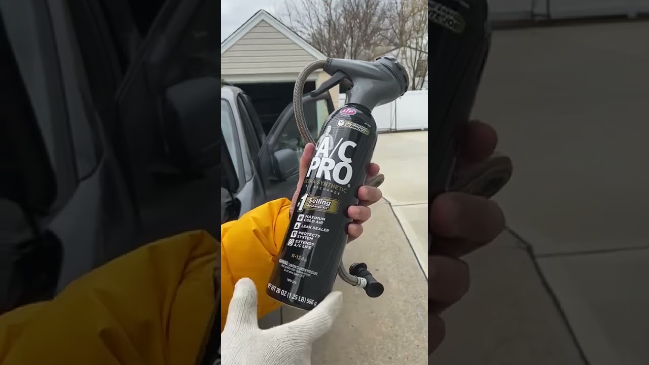 Toyota Sienna 如何添加汽車雪種 (Refilling refrigerant)