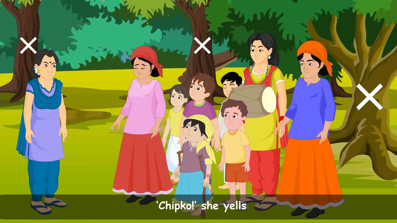 Chipko Takes Root | English Story by Blueprint Digital | Class 7