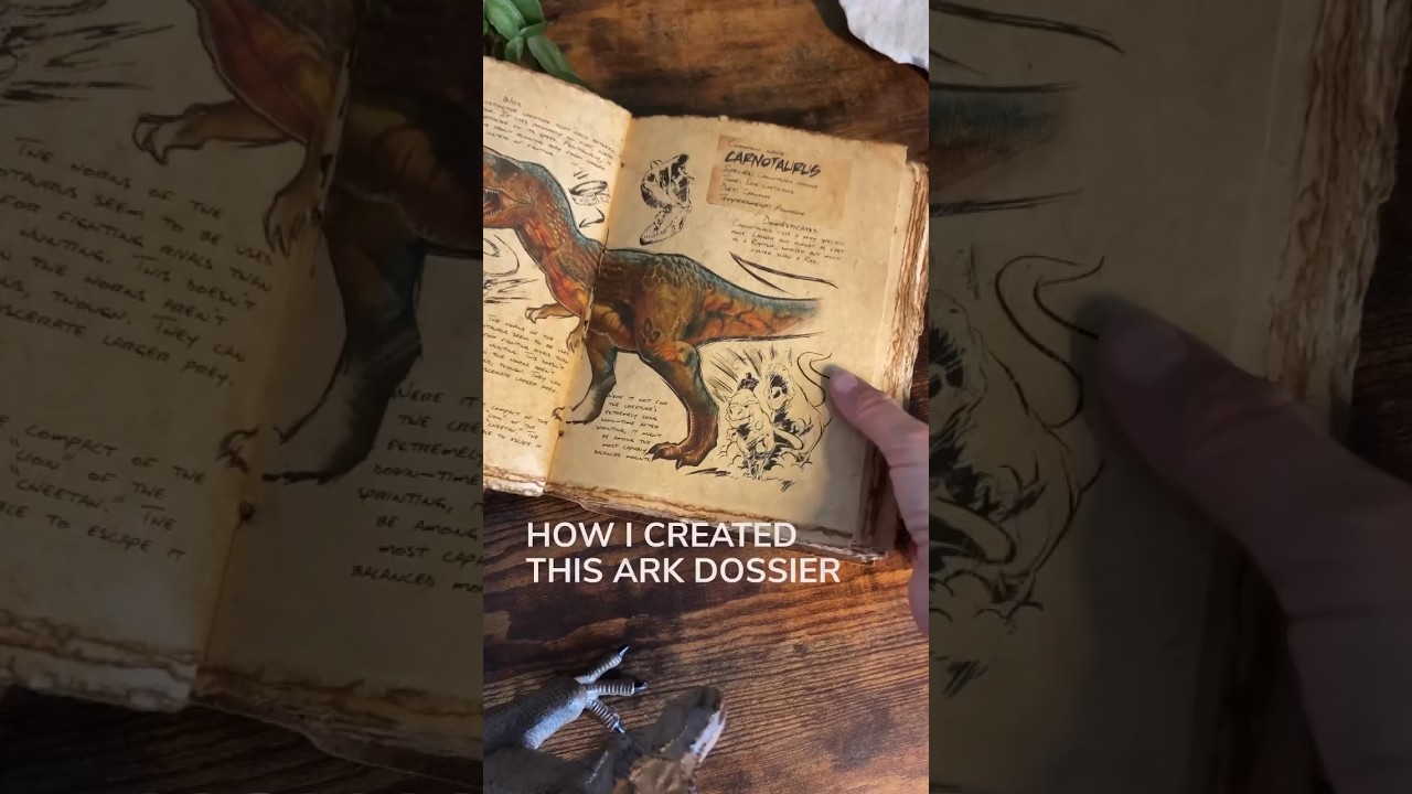 How I created the Ark Survival Dossier @survivetheark 