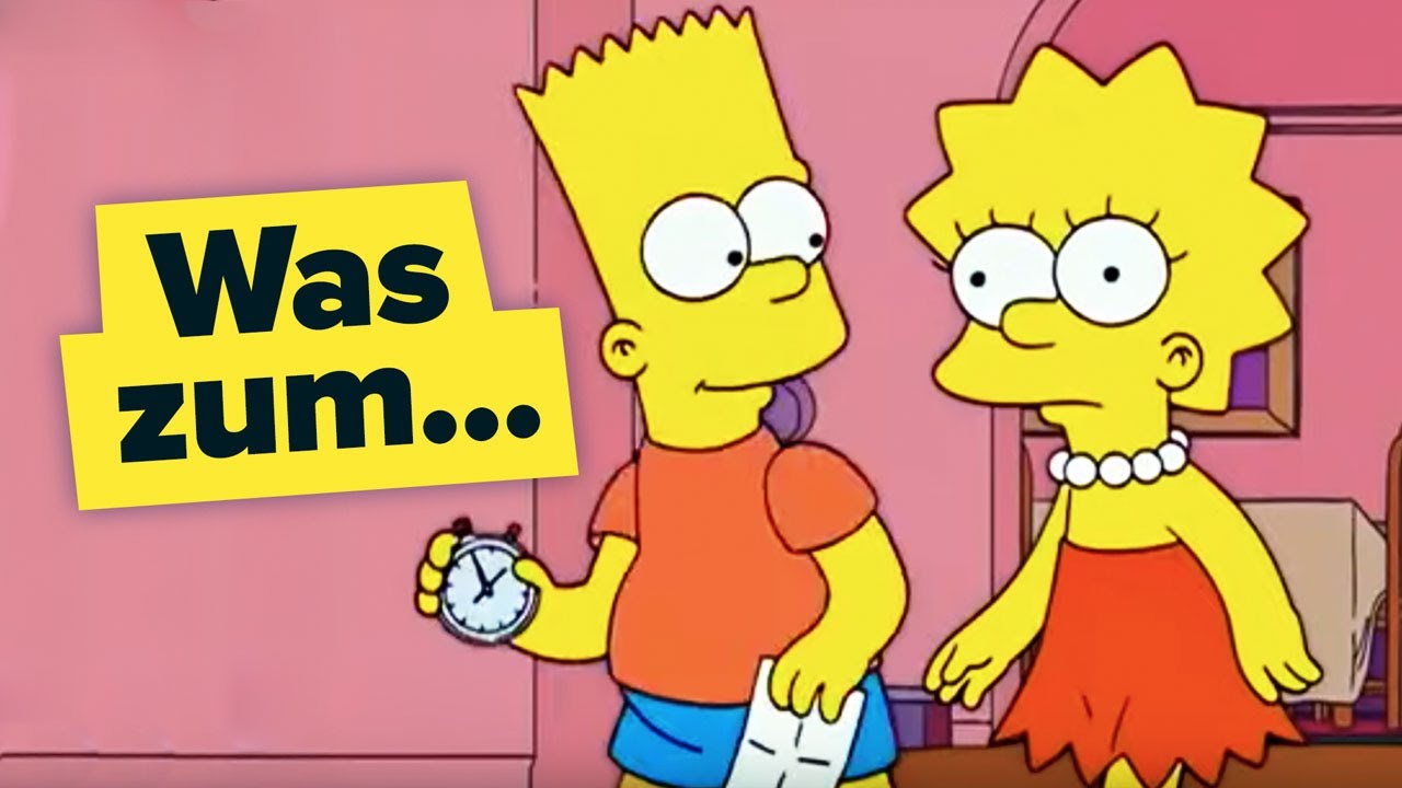 Learn German with TV Shows: Bart can stop time?! (The Simpsons)