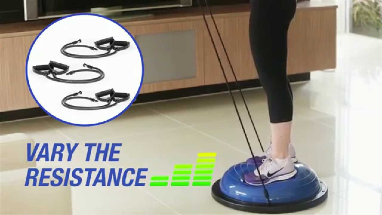 HPF Balance Ball with Resistance Bands
