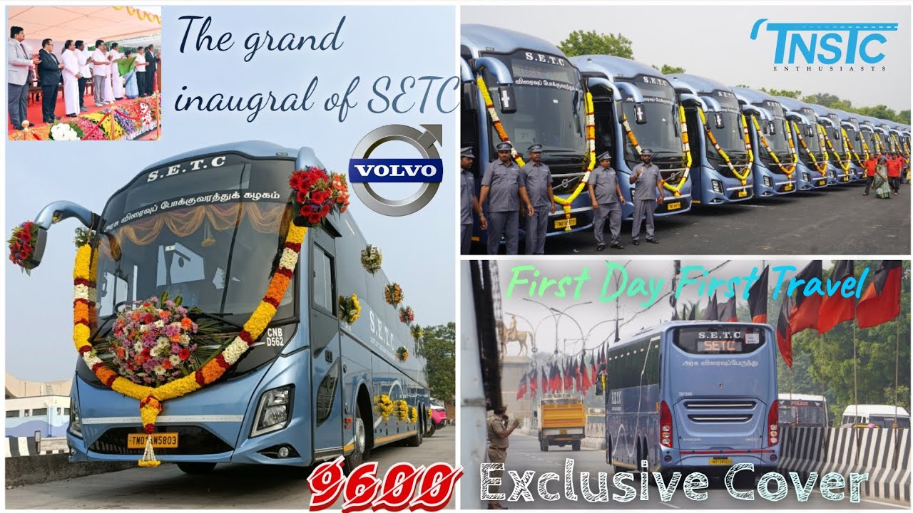 Торжественное открытие 🏁 20 автобусов Volvo для SETC 😍 || FDFT 🥳 || Энтузиасты TNSTC 💙