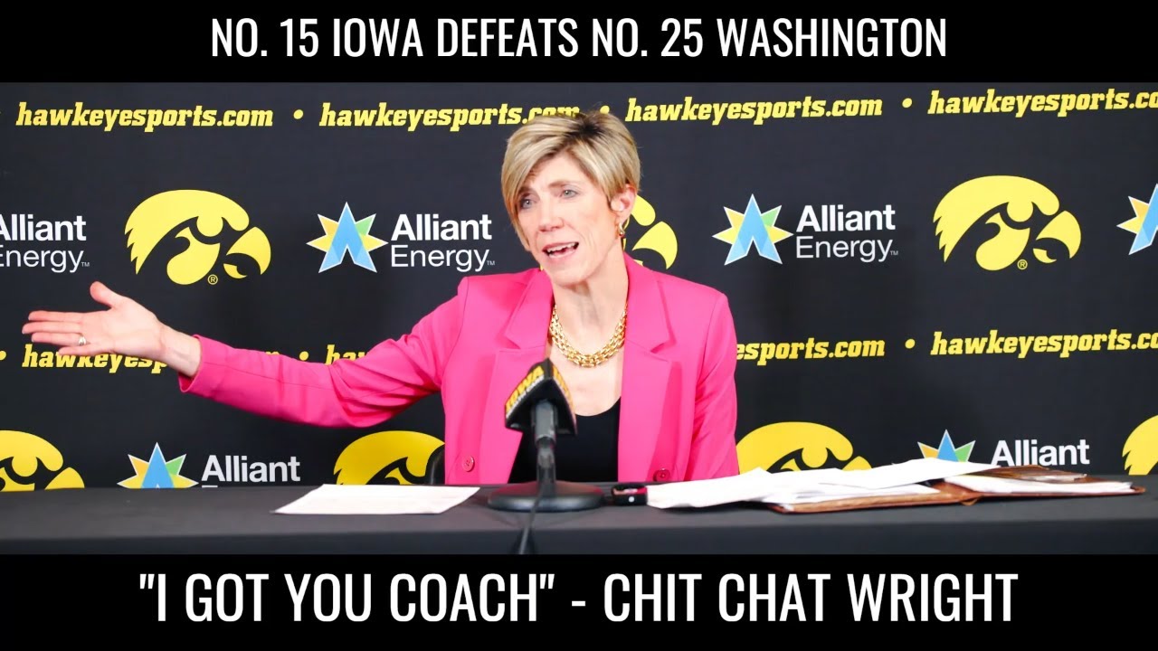 Iowa's Chit Chat Wright Had Touching Words For Coach