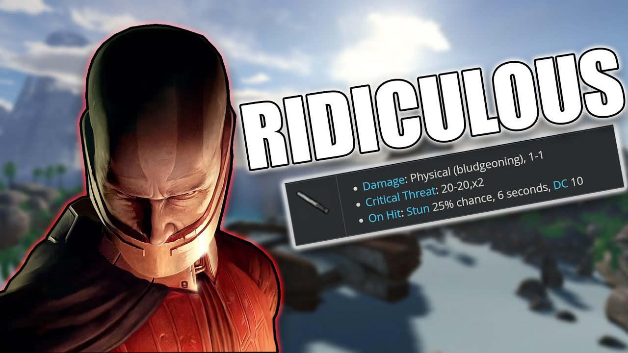 Can YOU Beat KOTOR with Only Stun Batons?