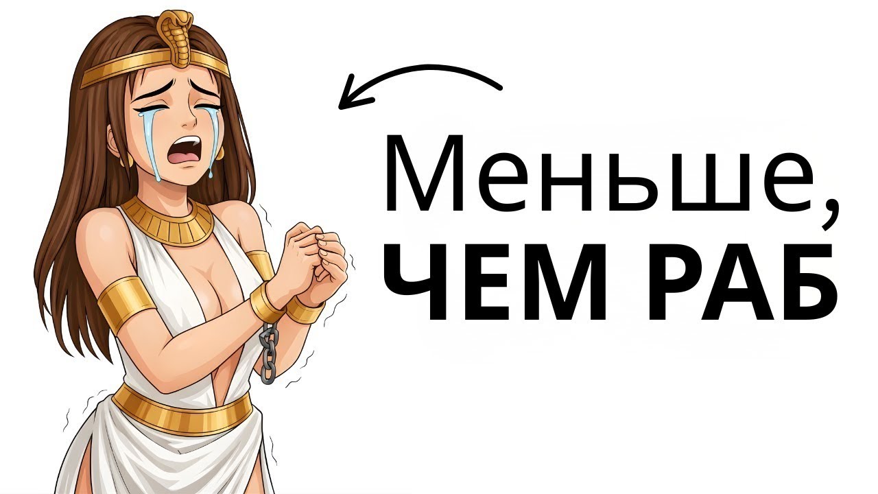 Почему быть рабом удовольствий — это ужасно в Древнем Египте