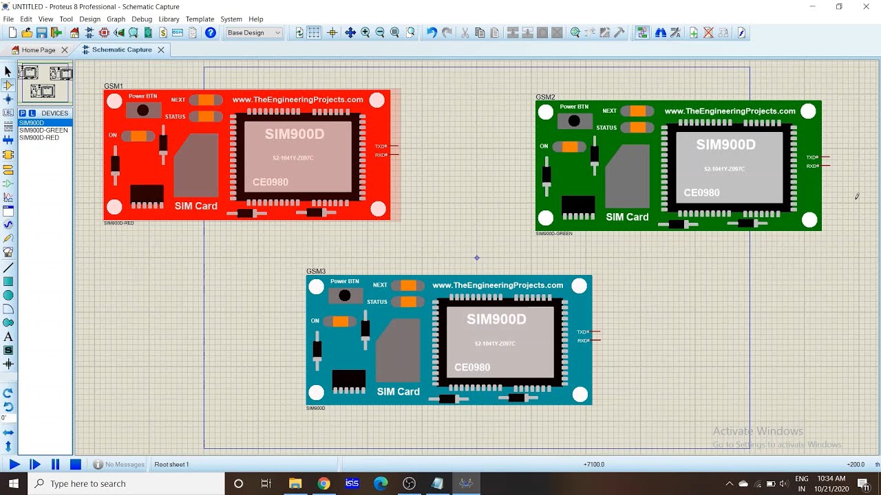 Download GSM Module for Proteus