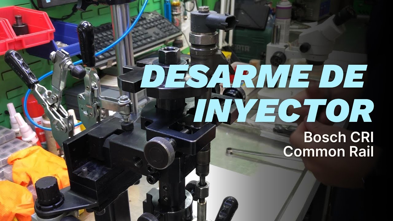 Desarme de inyector Bosch CRI, Common Rail, Diesel