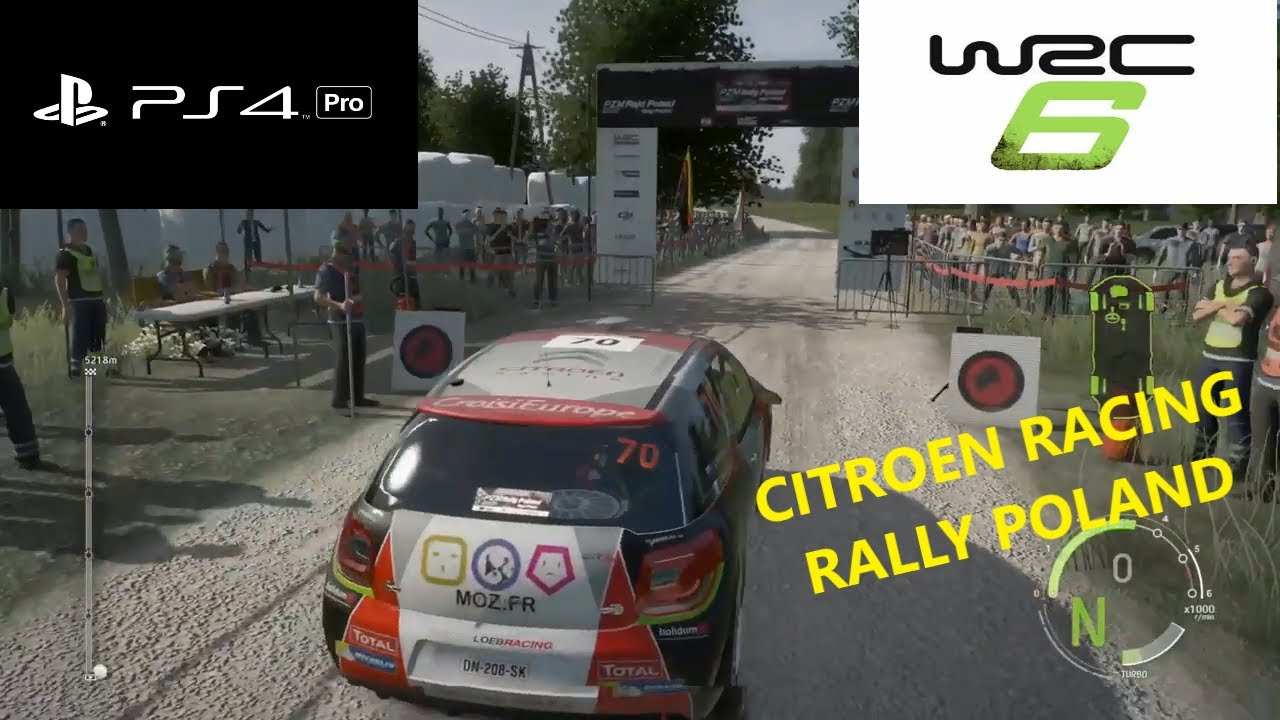 WRC 6 PS4 PRO # PZM Rally Poland # Stage Wieliczki # Citroen Racing # Gameplay # Logitech G29