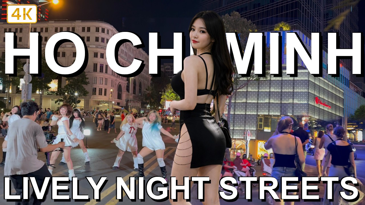 Vietnam Night Walk 2026 🇻🇳 Discover Ho Chi Minh City&rsquo;s Lively Night Streets