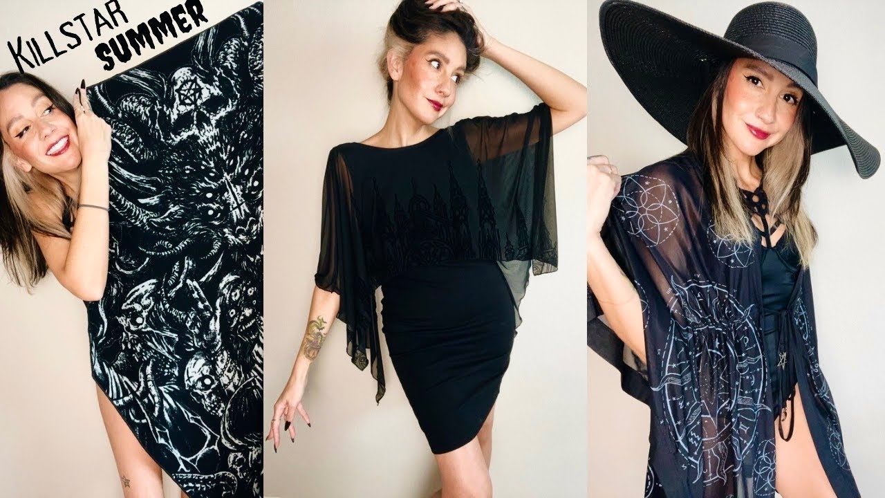 Killstar SUMMERWEEN!🎃☀️ Beachwear & Wedding Outfit Ideas!🖤 Dark Fashion for the Spooky Summer!🔥✨