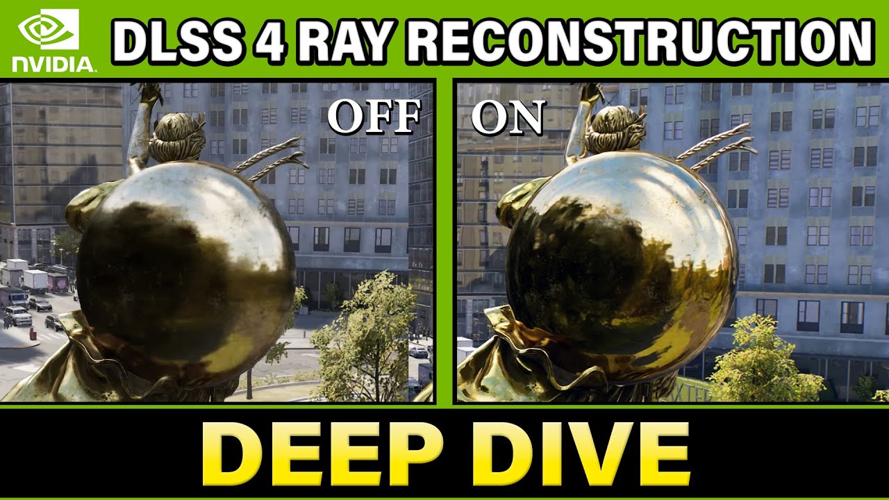 DLSS Ray Reconstruction Image Quality Comparison Deep Dive