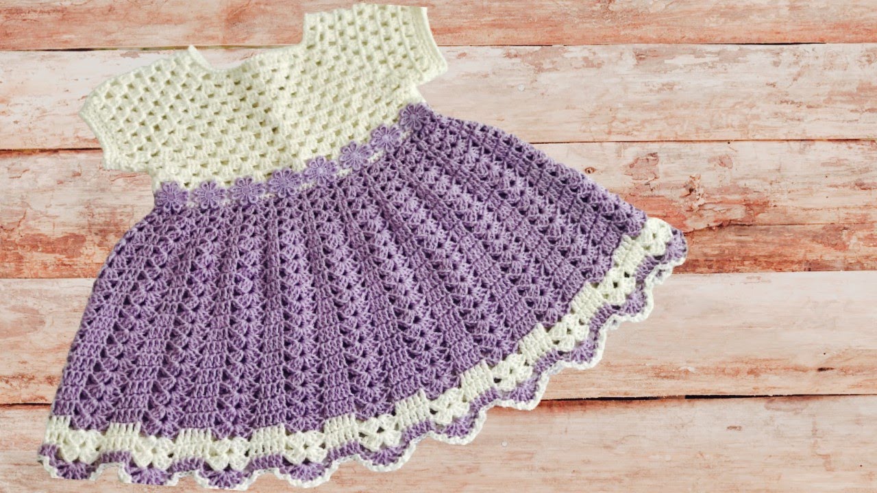 Vestidinho Crochê Ana Clara