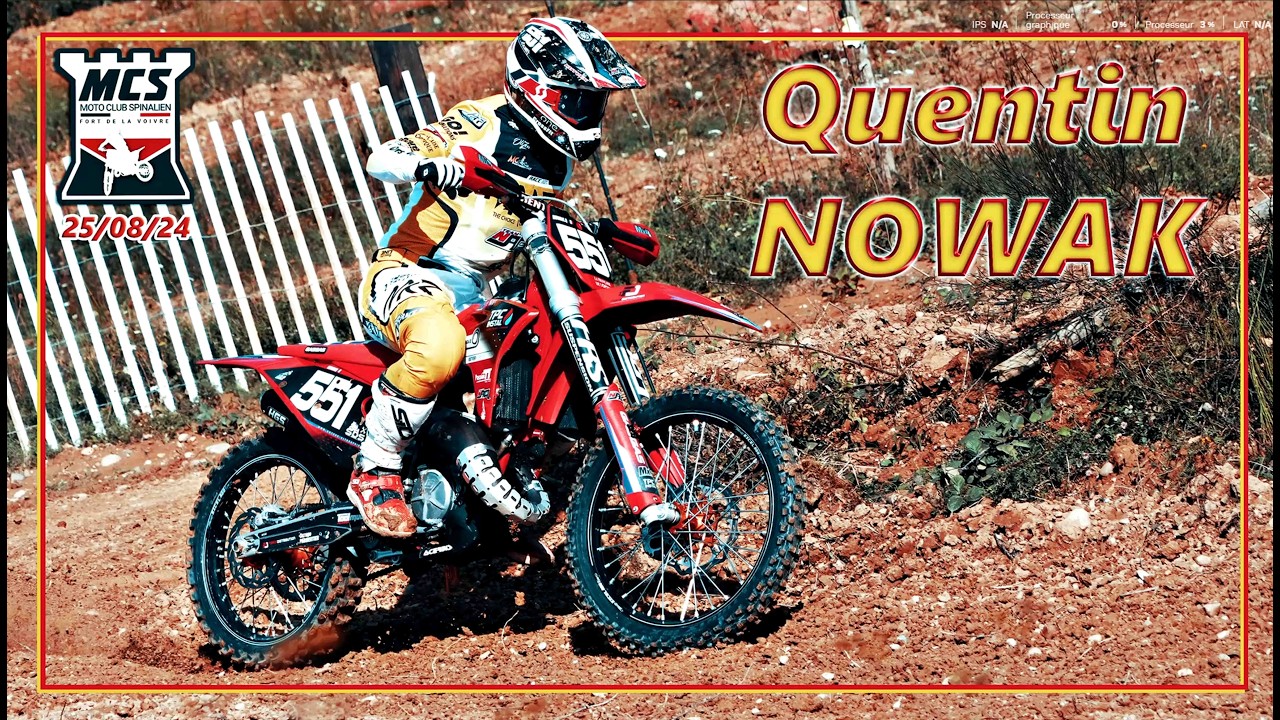 Quentin NOWAK vice champion de france