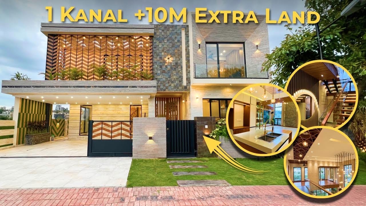 Tour! Luxurious 1 Kanal+10 Marla Extra Designer House for Sale in Bahria Town Phase8 Overseas Sector