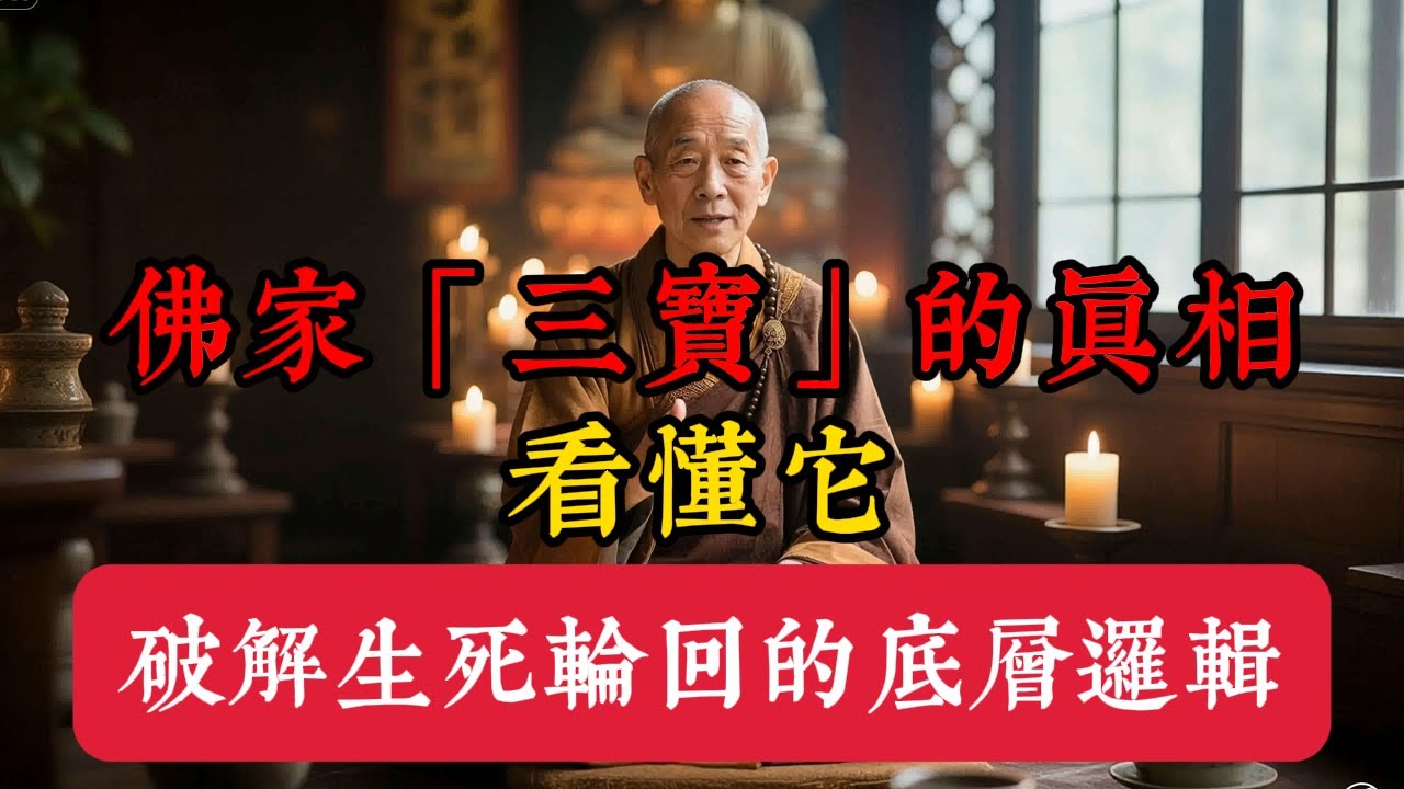 原來皈依三寶不是去拜佛，而是要看清這箇生死輪迴的底層邏輯！#佛法僧 #三寶 #皈依佛 #覺性 #內心清淨 #佛法智慧 #解脫之道 #禪宗 #金剛經 #壇經