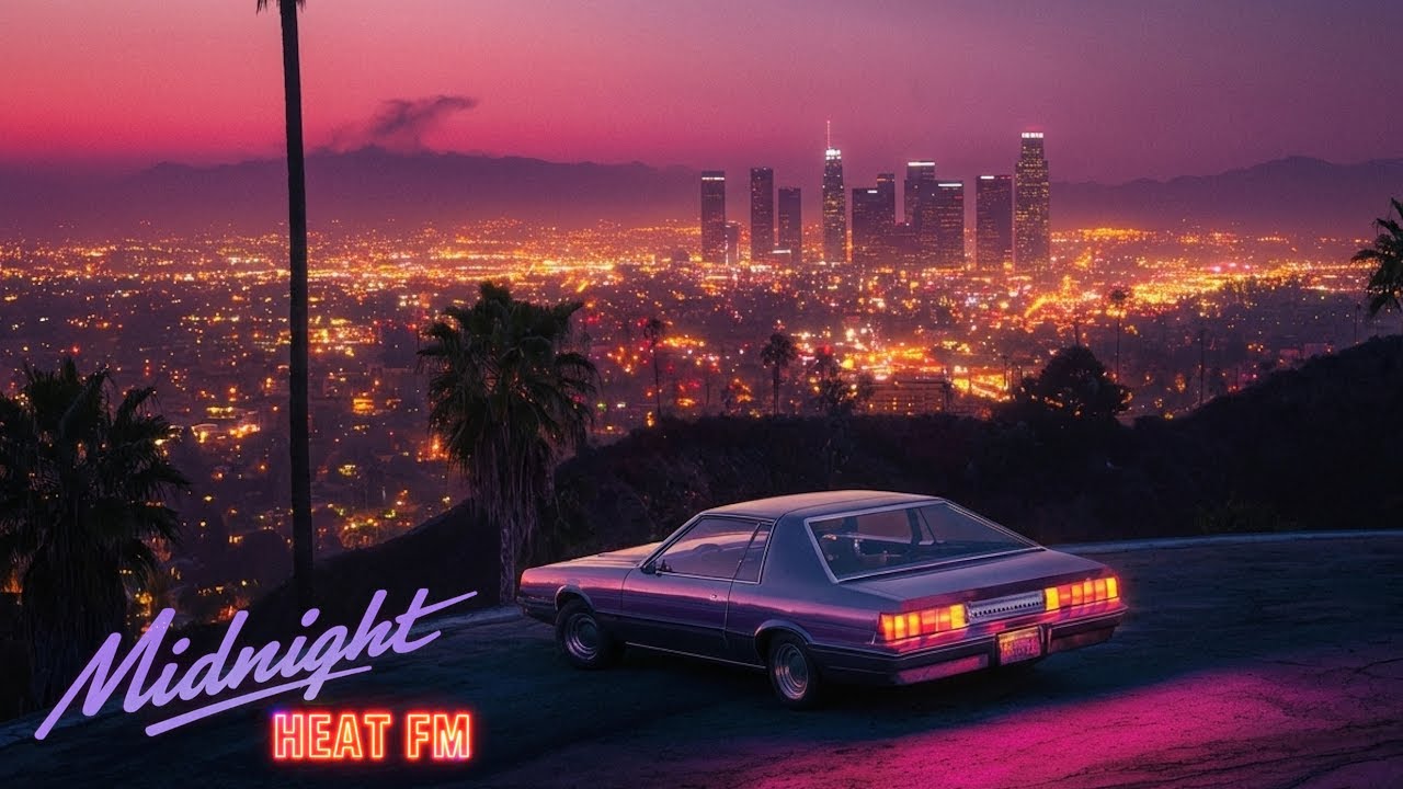 🌇 Overdrive '86: Road to Everywhere | Retro 80s Night Drive Ambience | Relaxing Rock & Synthwave