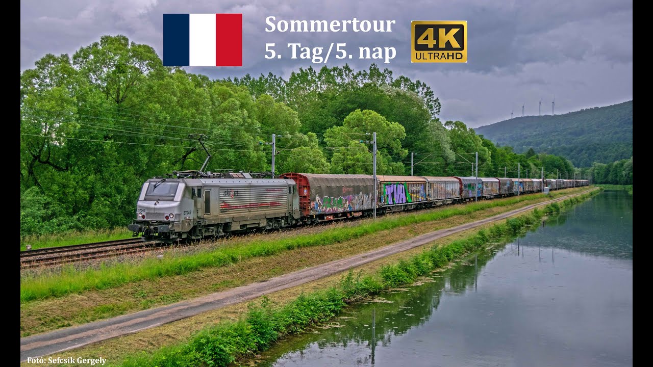 Trains à Ballersdorf et Branne / Züge in Frankreich / Sommertour 5. Tag/ Nyári túra 5. nap/ 03.06.25