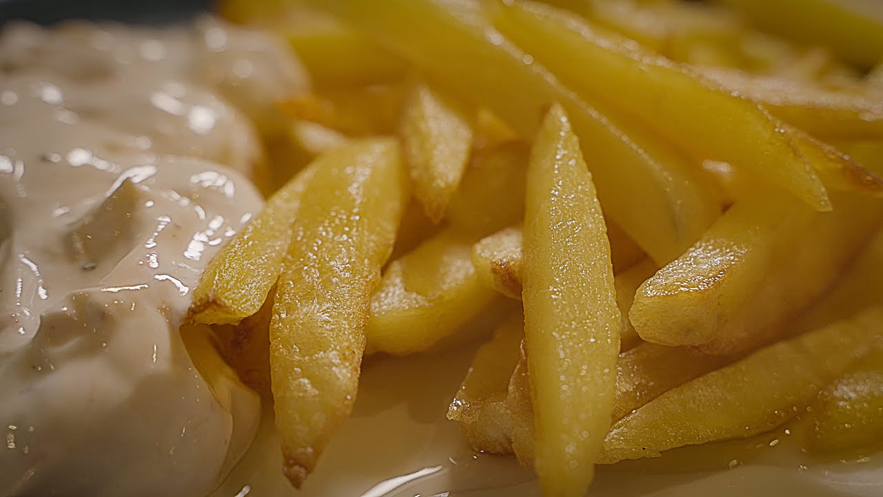 leckere Pommes Frites selber machen in der Pfanne