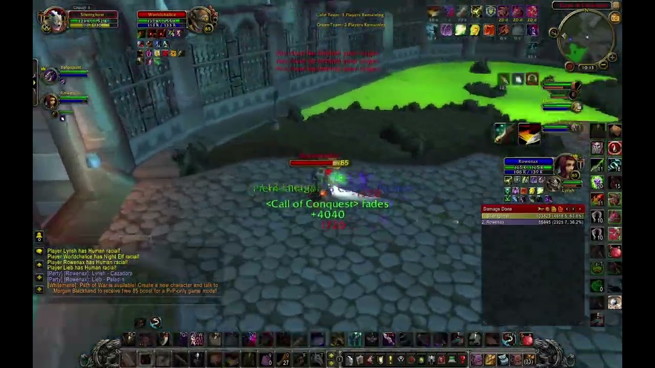 Subtlety rogue #31 arena Cataclysm 4.3.4 (Whitemane)