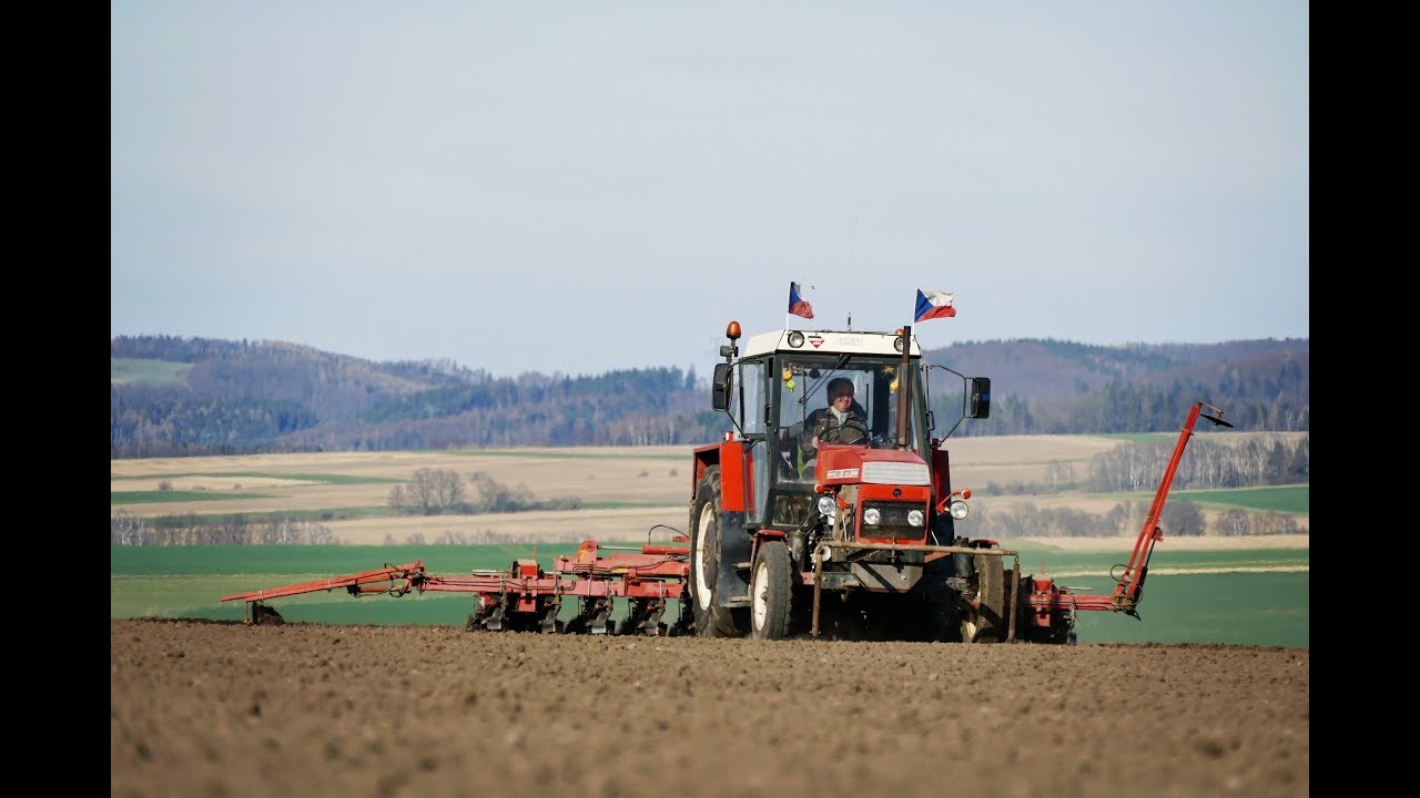 Setí cukrové řepy | TRAKTOR ZETOR Crystal 12111 + Becker | MOTOR SOUND | ZETOR POWER