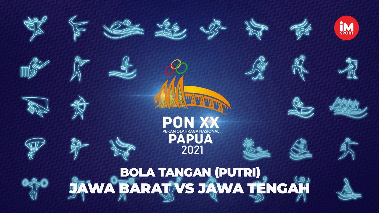 Bola Tangan Putri Jawa Barat vs Jawa Tengah PON XX Papua 2021 (Penyisihan)