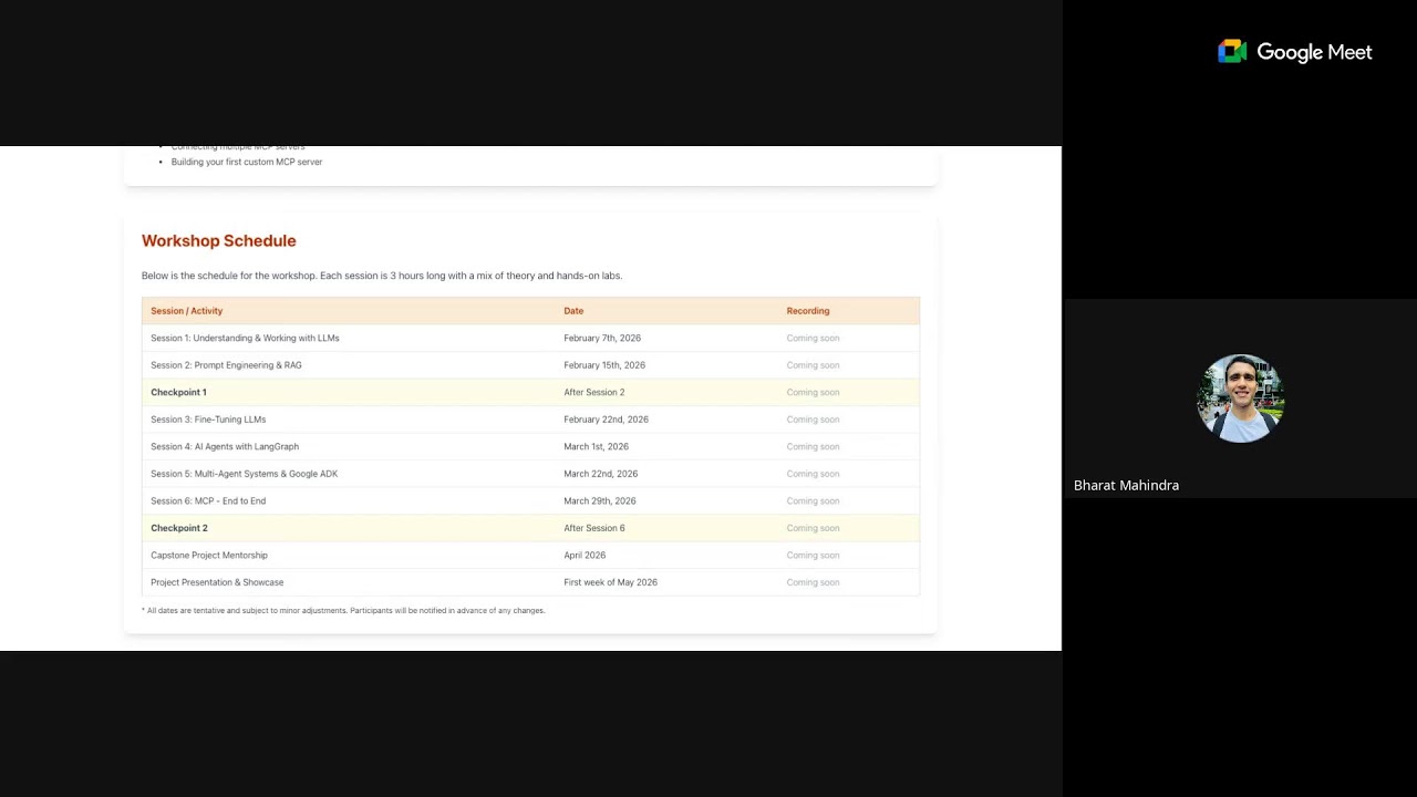 GenAI Workshop Intro Session