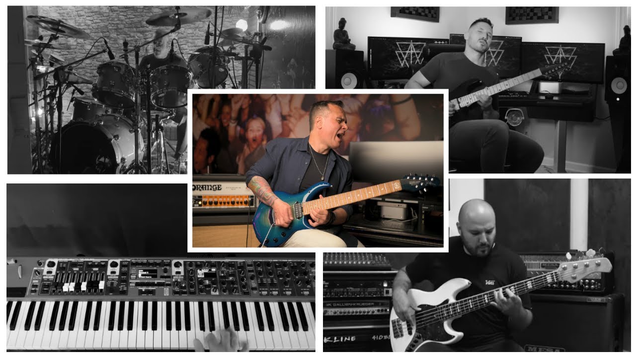 ROD RODRIGUES - Inukshuk Feat. Angel Vivaldi and John Macaluso (FULL BAND PLAYTHROUGH )