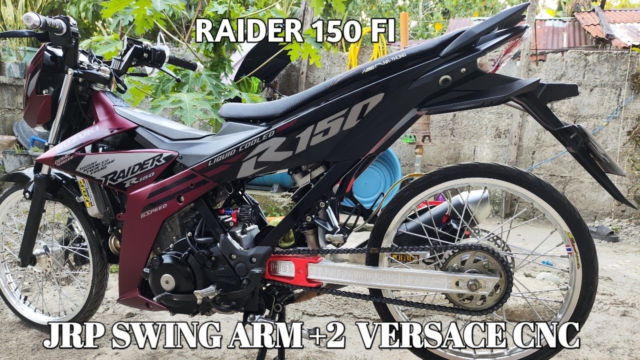 Installing jrp swing arm cnc +2 versace Raider 150 fi