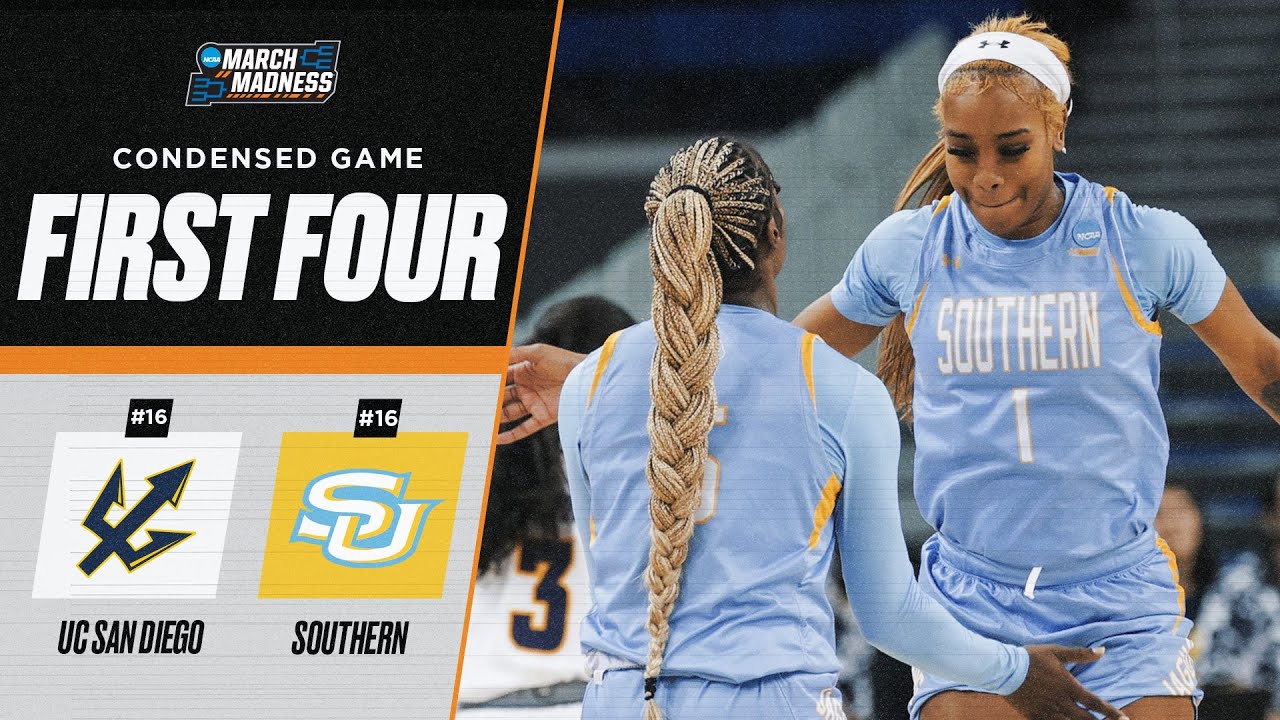 Southern vs. UC San Diego - First Four NCAA tournament extended highlights
