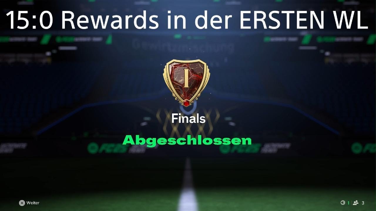 15:0 Rewards in der ERSTEN WL 🔥❤️