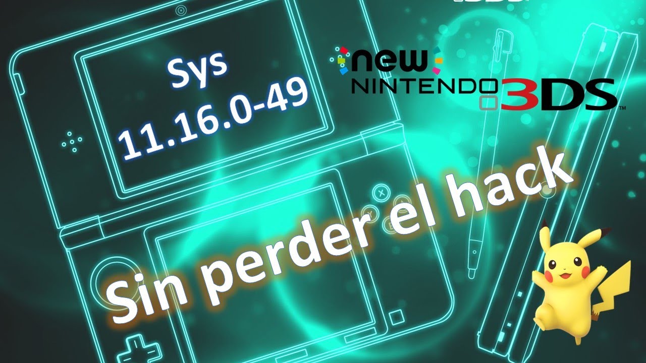 Actualiza tu 3DS a la última versión (11.16.0-49) sin perder tus apps ni modificaciones.