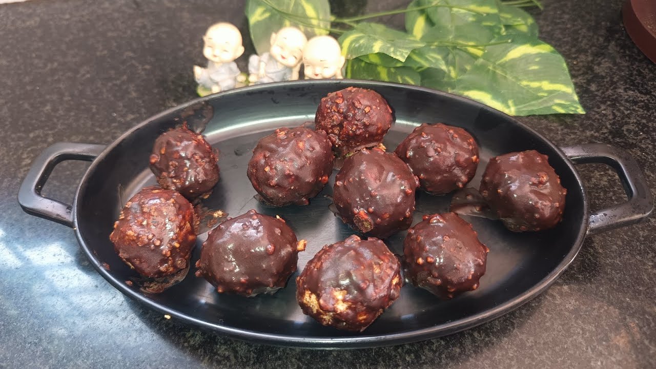 ll walnut oats choco bites ll healthy & tasty dessert recipe ll only for 3 ingredients ll 