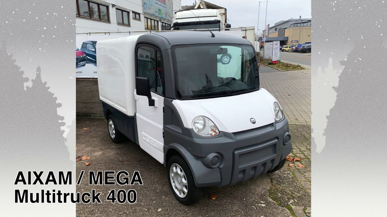 ANGEBOT DEZEMBER - AIXAM / MEGA Multitruck Gebrauchtwagen - super Zustand