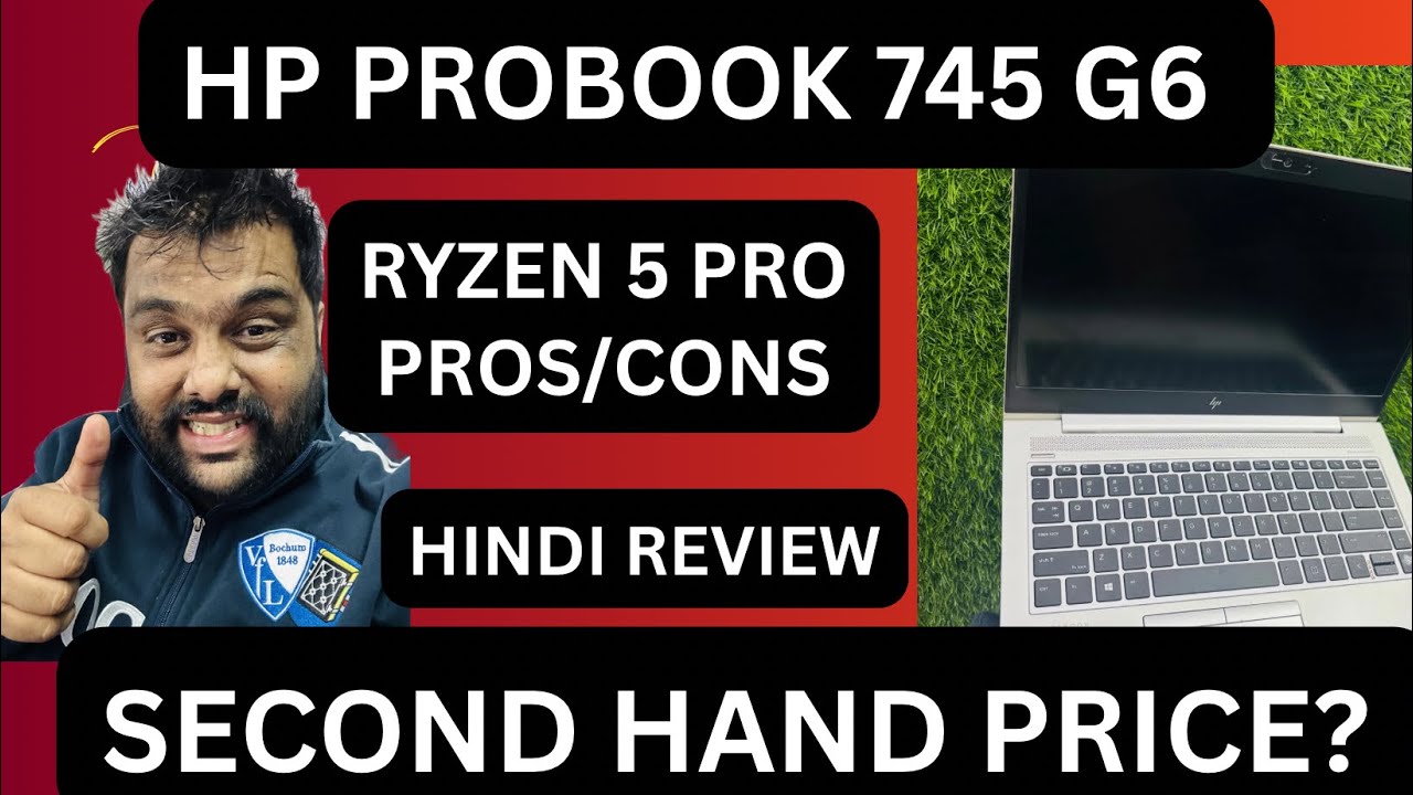 Hindi review: #Hp ProBook 745 G6, Ryzen 5 Pro in 2026, is it worth it? Second hand price 