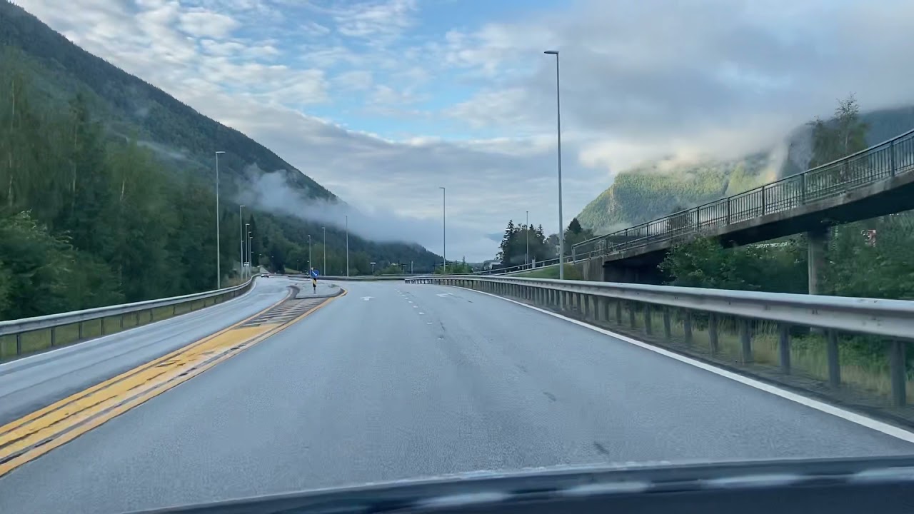 Driving in Norway Europe Episode 4 - Village driving