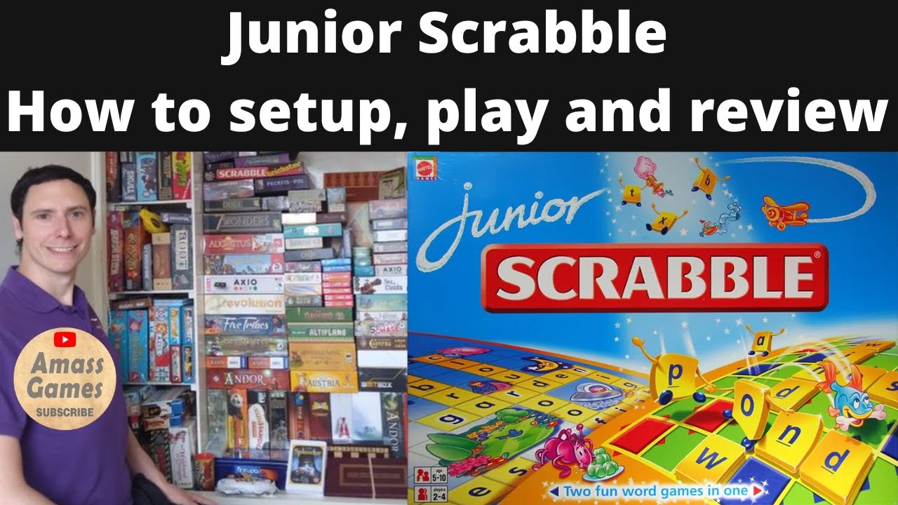 Scrabble Junior: настройка, правила и обзор детской игры в слова от Mattel | AmassGames