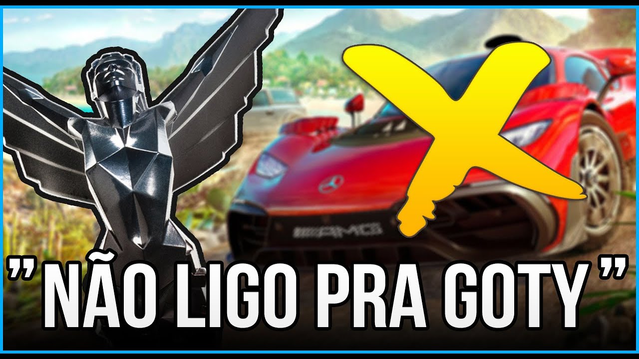 CAIXISTAS se REVOLTAM com FORZA fora do GOTY 2021 !!!