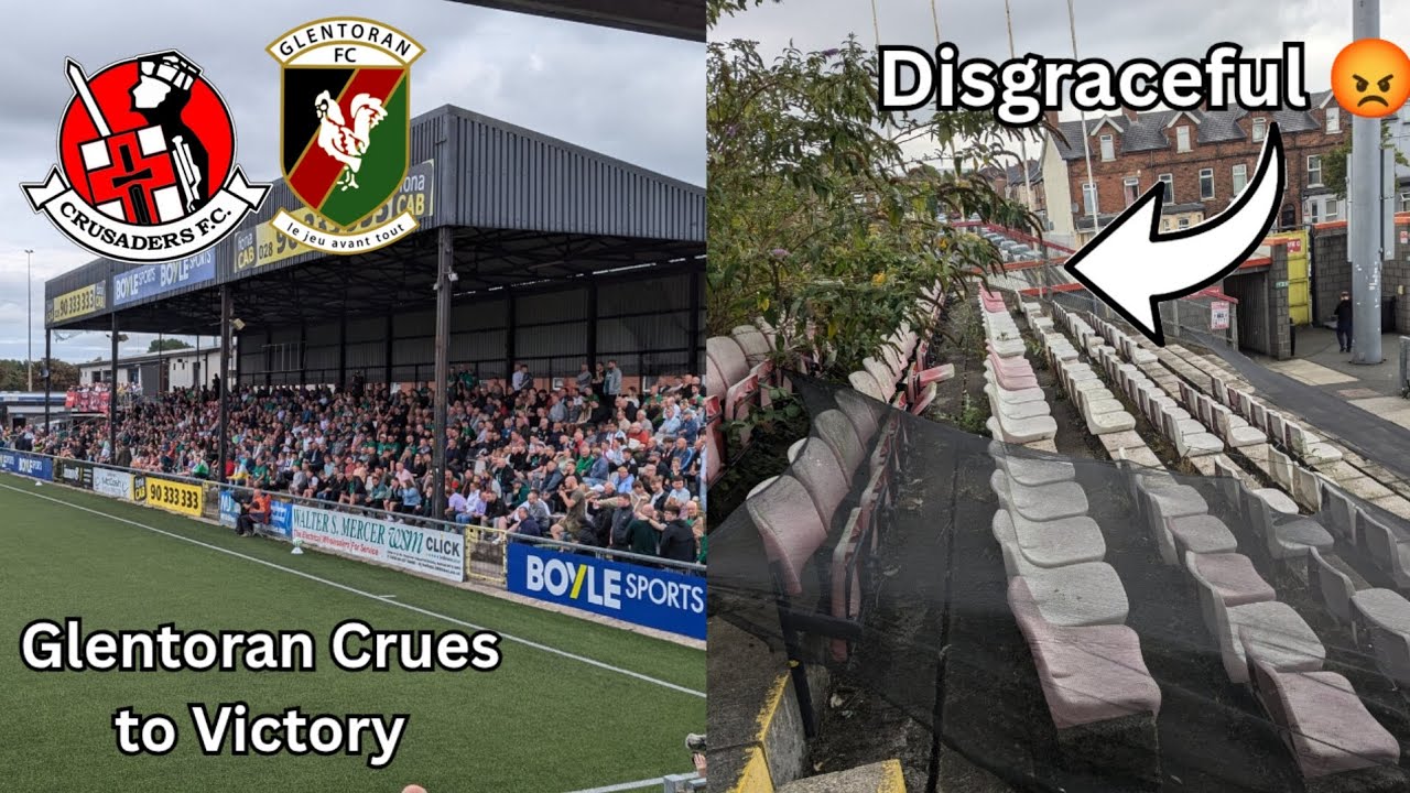 The First Belfast Derby Of The Season 👊 Crusaders Vs Glentoran Vlog | #nifl #irishleague 