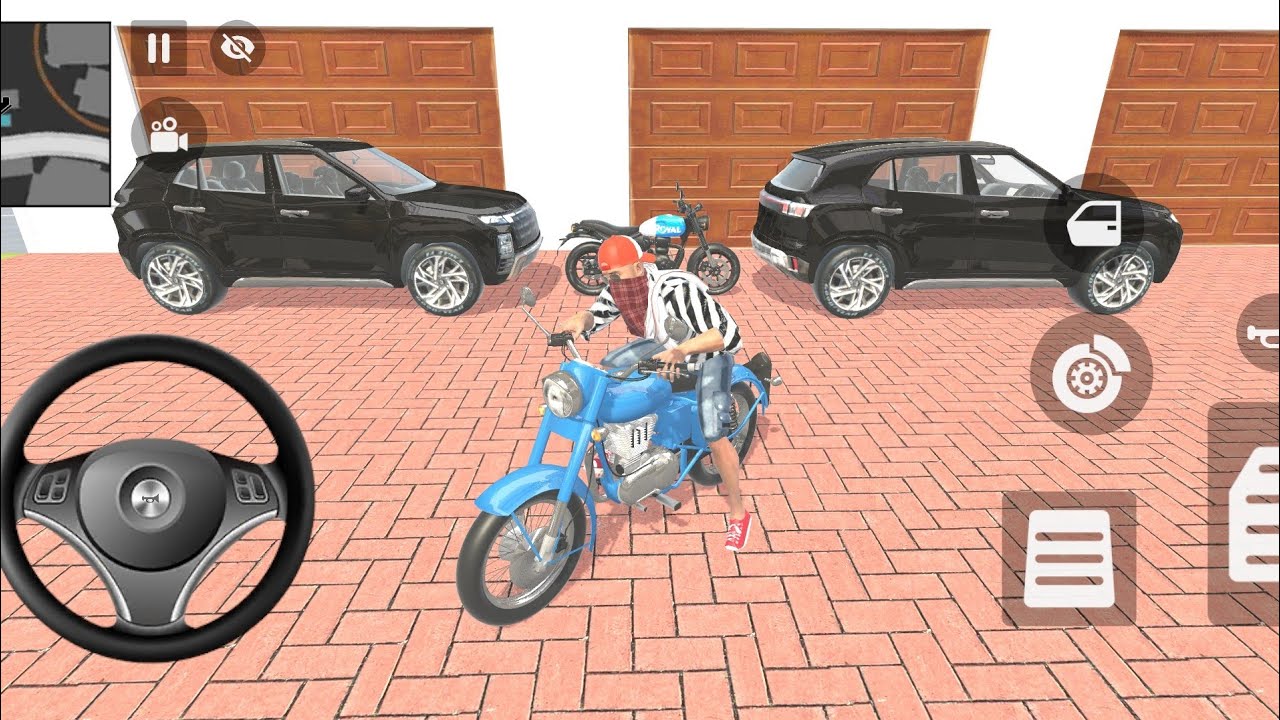 🎮 Franklin order by 2️⃣ black Creta And 1️⃣ Royal Enfield bullet bike 🔥 in Indian 🇺🇲 bike Simulator 
