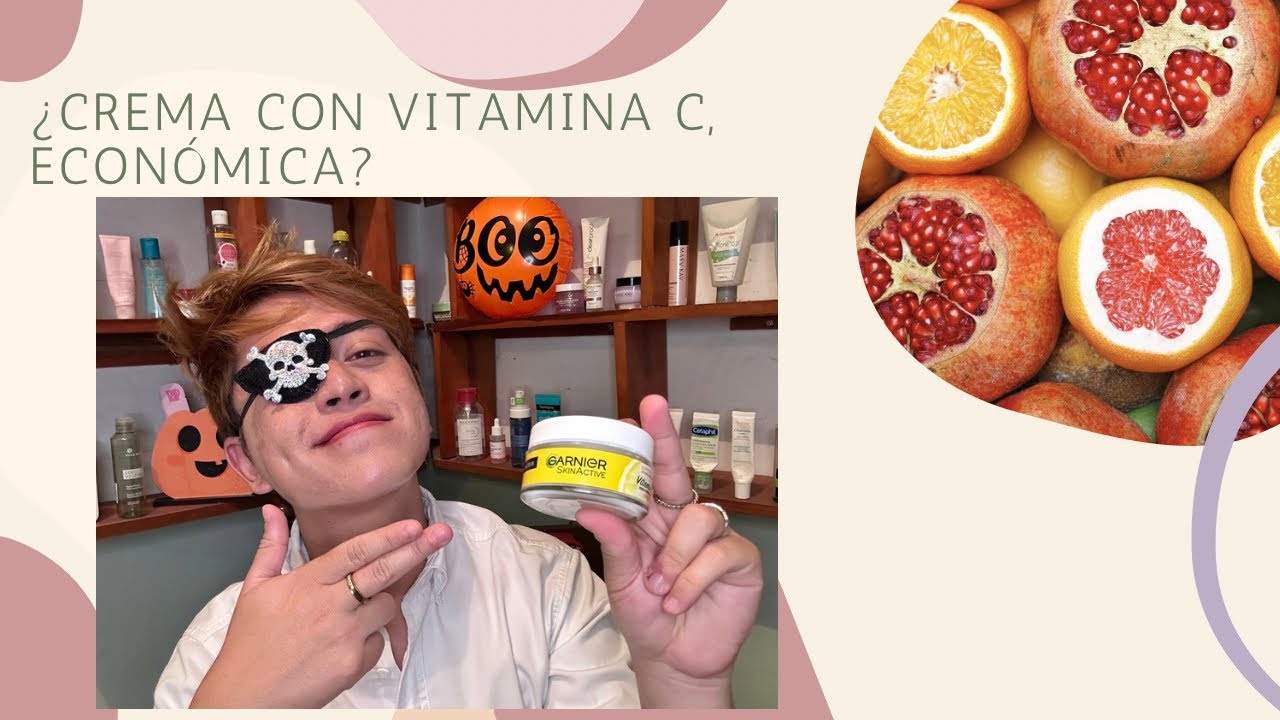 Crema hidratante con vitamina C 🍊, “express aclara” de Garnier, ¿si funciona? 🤔