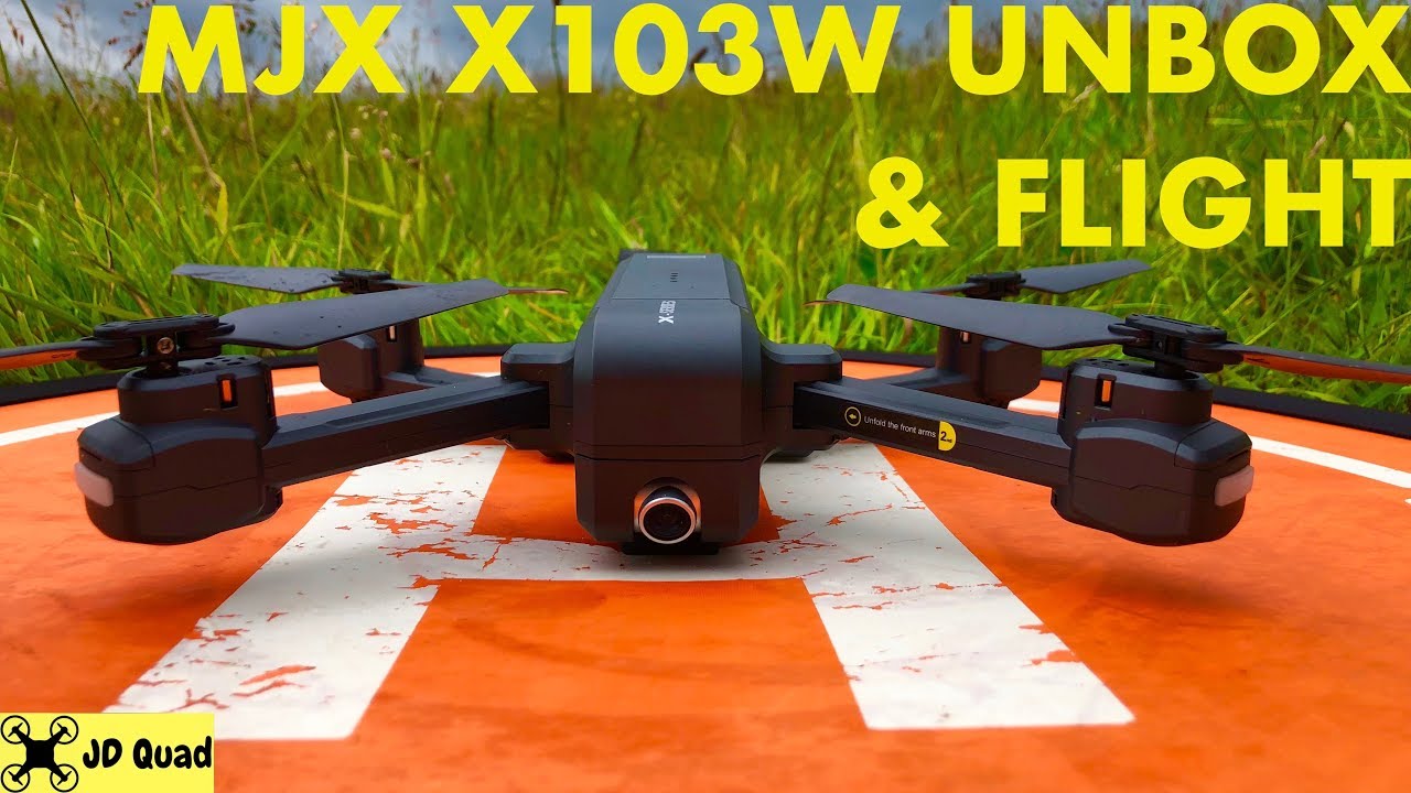 Another New MJX Quad!! MJX X103W GPS Quadcopter Unbox & Flight Test Video