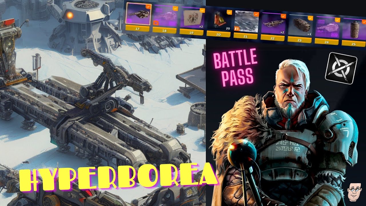 Polar Lights | New Season in Crossout ⭐Hyperborea faction | All battle pass Levels ✔️