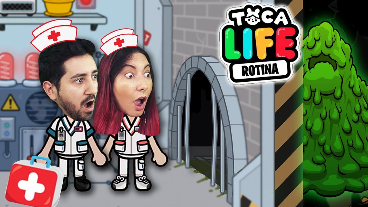 NOSSA ROTINA na PASSAGEM SECRETA do HOSPITAL no Toca Life