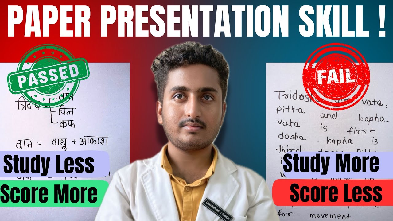 How To Do Paper Presentation In BAMS Exams? A Must Have Skill