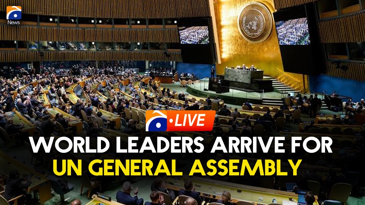 LIVE: World leaders arrive for UN General Assembly | Geo News English